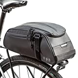 ZIMFANQI Bike Reflective Rack Bag,8L Waterproof Bicycle Trunk Pannier Rear Seat Bag,Cycling Bike Carrier Chest Bag,Storage Luggage Pouch Bike Shoulder Bag