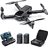 Ruko U11PRO First Drone with Camera for Adults 4K, 52 Min Fly Fun Time 2 Extra Batteries, GPS Auto Return, Indoor-Outdoor Mode, Remote Control, Scale 5 Wind Resistance, Beginners