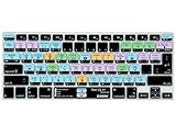 XSKN MacBook Shortcuts Design Series Adobe Hotkey MacBook Hot Keys Silicone Laptop Keyboard Skin Cover for MacBook 13' MacBook 13' 15' 17', US&European Layout (OS X)