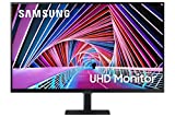 SAMSUNG 32 Inch 4K UHD Monitor, Computer Monitor, Wide Monitor, HDMI Monitor HDR 10 (1 Billion Colors), 3 Sided Borderless Design, TUV-Certified Intelligent Eye Care, S70A (LS32A700NWNXZA)