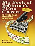 Big Book of Beginner's Piano Classics: 83 Favorite Pieces in Easy Piano Arrangements (Book & Downloadable MP3) (Dover Classical Piano Music For Beginners)