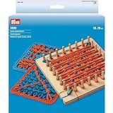 Prym Mini Square Knitting Loom 18 x 18cm, Wood, Multi-Colour, 21 x 18 x 3.2 cm