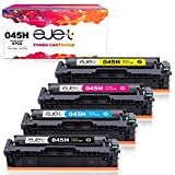045 045H MF634cdw Toner - ejet Compatible 045H Toner Replacement for Canon 045 Toner Cartridge CRG-045H for Canon MF634Cdw MF632Cdw LBP612Cdw MF635CX Printer(1 Black,1 Cyan,1 Magenta,1 Yellow,4-Pack)