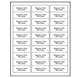 Address Labels for Inkjet Printers 1' x 2-5/8', Pack of 3000 Labels