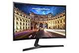 SAMSUNG 27-Inch CF39 Series FHD 1080p Curved Computer Monitor, Ultra Slim Design, AMD FreeSync, 4ms response, HDMI, DisplayPort, VESA Compatible, Wide Viewing Angle (LC27F398FWNXZA), Black