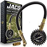 JACO BikePro Bike Tire Pressure Gauge - 60 PSI (MTB Series) | Presta + Schrader Air Chucks