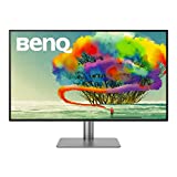 BenQ PD3220U 32 inch 4K Monitor IPS | HDR | AQCOLOR | Display P3 | DCI-P3 | sRGB|Rec.709 | Hotkey Puck G2 | Eye-Care | ICC sync | Thunderbolt 3 for Mac | Grey