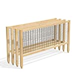 Greenes Fence RCCG4PK CritterGuard Cedar Garden Fence, Pack of 4, 23.5'
