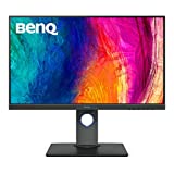BenQ PD2700U 27 Inch 4K UHD IPS Factory Calibrated Computer Monitor for Designers with AQCOLOR Technology, 100% Rec.709, sRGB, DualView, Eye-Care Anti-GlareKVM Switch, Daisy Chain, Height Adjustable
