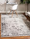 Unique Loom Sofia Collection Traditional Vintage Gray Area Rug (5' 3' x 8')
