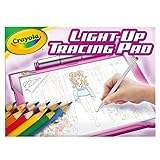 Crayola Light Up Tracing Pad - Pink, Drawing Pads for Kids, Kids Toys, Gifts for Girls and Boys, Ages 6, 7, 8, 9 [Amazon Exclusive].