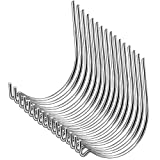 50 Pieces Stainless Steel Picture Hanging Hooks Heavy Duty Drywall Wire Hooks Hanger No Nails Need Holds Up to 100lbs for Hanging Pictures,Photo,Mirrors,Frames,Clock,Shelves,or Planters