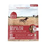 Open Farm Freeze Dried Raw Dog Food, Humanely Raised Meat Recipe with Non-GMO Superfoods and No Artificial Flavors or Preservatives, Grass Fed Beef Recipe Freeze Dried - 3.5oz