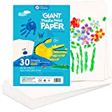 Jar Melo Large Drawing Paper 30 Sheets, 10' X 15', Drawing Paper Pad for Kids, Toddler Finger Painting Paper, Acid Free, 101 Lb(150 gsm)