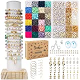 Clay Beads 7200 Pcs 2 Boxes Bracelet Making Kit - 24 Colors Polymer Clay Beads for Bracelet Making - Jewelry Making kit with Gift Pack - Bracelet Making Kit for Adults - Heishi Disc Beads