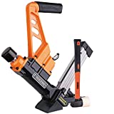 Freeman PDX50C Lightweight Pneumatic 3-in-1 15.5-Gauge and 16-Gauge 2' Flooring Nailer and Stapler Ergonomic and Lightweight Nail Gun for Tongue and Groove Hardwood Flooring