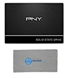 PNY CS900 120GB 2.5” Sata III Internal Solid State Drive (SSD) (SSD7CS900-120-RB) Works with Acer Aspire E 15, Aspire 1, Laptops - Bundle with (1) Everything But Stromboli Microfiber Cloth