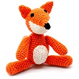 Darn Good Yarn DIY Amigurumi Kits: Cactus, Fox, Frog, Unicorn and Peacock | Kits Include Pattern, Yarn, Crochet Hook, Stuffing and Knitting Needles (Fox)