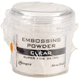 Ranger Embossing Powder, 0.56 Ounce Jar, Super Fine Clear