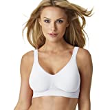 Bali Women's Comfort Revolution Wirefree Bra with Smart Sizes, White, X-Small