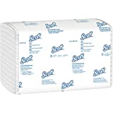 Scott Control Hand Towels Slimfold (04442) with Fast-Drying Absorbency Pockets, White, 90 Towels / Clip, 24 Packs / Case, 90 Count (Pack of 24)