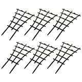 TRIEtree Garden Plant Support, 6 Pack DIY Plant Climbing Rack Grow Supports Garden Trellis for Mini Climbing Plant, Stackable Combination