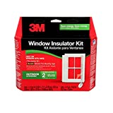 3M Outdoor Window Insulation Kit, Clear Window Film for Heat and Cold, 5.16 ft. x 7 ft., Covers Two 3 ft. x 5 ft. Windows