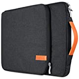 Kogzzen 11 11.6 12 Inch Laptop Sleeve Tablet Case Compatible with MacBook 12'/ MacBook Air 11.6'/ Surface Pro, Waterproof Notebook Bag, Chromebook Dell Samsung HP Acer Asus - Black