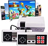 BINBING Game Console Mini TV 620 Games Classic Family TV Portable Console Game System Retro Portable Console with Dual Controller,