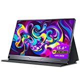 UPERFECT Truely 4K Computer Monitor, 15.6' IPS UHD 3840X2160 USB C Monitor[100% sRGB Wide Color Gamut], HDR FreeSync Speaker Type-C HDMI OTG VESA Portable Monitor for Laptop PC Phone, Stand Smart Case