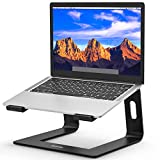 Besign LS03 Aluminum Laptop Stand, Ergonomic Detachable Computer Stand, Riser Holder Notebook Stand Compatible with Air, Pro, Dell, HP, Lenovo More 10-15.6' Laptops, Black