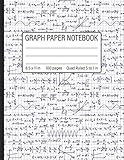 Graph Paper Notebook: Quad Ruled 5x5 Composition Notebook / 100 pages(8.5 in x 11 in) / 5 squares per inch Grid Paper / Journal, Diary Gift for Math, Algebra & Science College or School Student