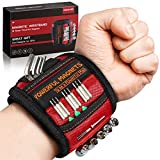 Magnetic Wristband Perfect Stocking Stuffers for Men, Tool Belt Magnet Wrist for Holding Screws Nails Drill Bits Cool Gadget Christmas Birthday Dad Him Husband Women Who Have Everything Wants Nothing