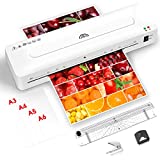 Crenova A3 Laminator, 13-Inch HOT and Cold Laminator Machine with Paper Trimmer, Corner Rounder, Hole Puncher, and 20 Thermal Laminating Pouches for Home, Office, and School Use
