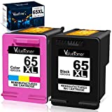 Valuetoner Remanufactured Ink Cartridges Replacement for HP 65XL Ink Cartridge Combo Pack 65 XL for Envy 5055 5052 5058 DeskJet 3755 2655 3720 3722 3723 3752 3758 2652 2624(1 Black, 1 Color)