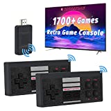 CICYSTORE Retro Game Console with 1700 NES Classic Edition Games,4K HD Video Game Console,Plug and Play Video Games for TV,Gift for Kid/Adult