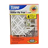 TERRO T550 Discreet Odorless Indoor Fly Trap Plus Lure - Attracts, Traps, and Kills House Flies