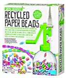 4M Toysmith, STEAM Powered Kids Green Creativity Recycled Paper Beads Kit, Arts & Crafts DIY Stem Toy, For Boys & Girls Ages 5+
