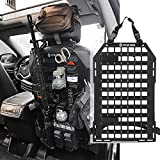 PETAC GEAR Rigid Molle Panel For Vehicle Car Seat Back Organizer Rifle Gun Rack Tactical Gears Truck Mount Panels (Black, 23.4' H x 14.2' W)
