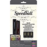 Speedball 002904 Calligraphy Deluxe Fountain Pen Set Pen Set - With 2 Pens, 3 Nibs, and 12 Assorted Ink Cartridges