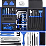 80 IN 1 Professional Computer Repair Tool Kit, Precision Screwdriver Set with 56 Bits, Magnetic screwdriver set Compatible for Laptop, PC, MacBook, Tablet, iPhone, PS4, and Other Electronic Repair