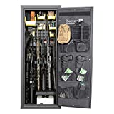 Secure It Gun Storage Agile Ultralight Gun Safe: Model 52 Pro - Holds 6 Firearms and Includes CradleGrid Tech, A Heavy Duty Cabinet with Keypad Control