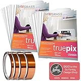 Sawgrass Official SG500 Sublimation Paper 8.5' x 11' - 200 Sheets, 4 Pack of Heat Resistant Tape, Commercial Use Sublimation Design Pack