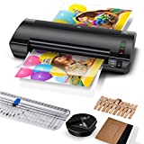 VotYoung Laminator Machine, 9-inch A4 Laminator for A4 A5 A6, 5 in 1 Desktop Laminator for Home Office School, 2Mins Quick Heat-Up Hot Cold Thermal Lamination Machine with 30 Laminating Pouches