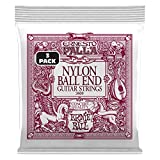 Ernie Ball Ernesto Palla Black & Gold Ball-End Classical Guitar Strings 3-Pack, 28-42 Gauge (P03409)