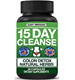 Saint Mingiano 15 Day Cleanse | Colon Detox with Natural Laxative for Constipation & Bloating. 30 Pills to Detoxify & Boost Energy | Extra-Strength Senna Leaf Supplements | Strong for Some People.