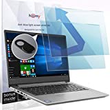 Homy Anti-Blue Light [2-Pack] Matte Screen Protector 15.6 inch Widescreen Laptop. Bonus: Web Camera Cover. Eyes Protection Against Notebook UV. Raised Bezel Computer Display Size: 7 5/8 x 13 9/16 inch