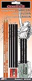 General Pencil 57139-BP Getting Started with Charcoal Set, 11 Piece, Multicolor