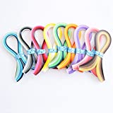 Paper Quilling Strips Set，36 Colors 900 Strips Width 3mm Length 39cm