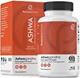 Ashwagandha 1950mg Organic Ashwagandha Root Powder with Black Pepper Extract, Stress Support, Mood Support Supplement, 90 Veggie Ashwagandha Capsules